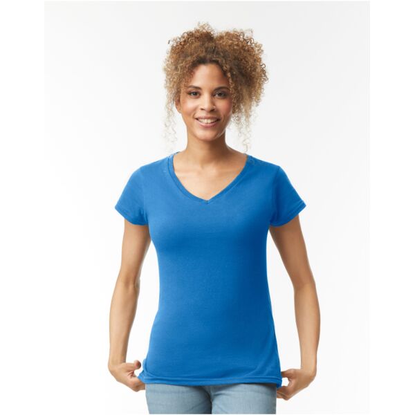 Softstyle® Ladies' V-Neck T-Shirt Thumbnail