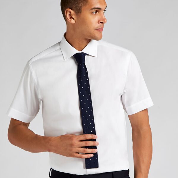 Classic Fit Short Sleeve Cutaway Collar Premium Oxford Shirt Thumbnail