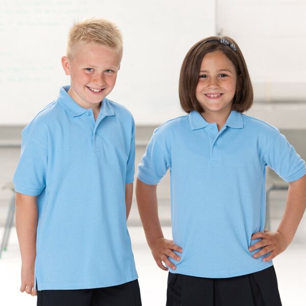Kids hard-wearing polo shirt Thumbnail