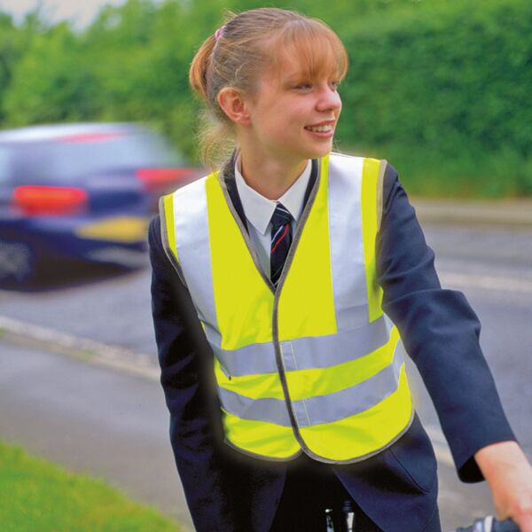 Junior safety high-viz vest Thumbnail