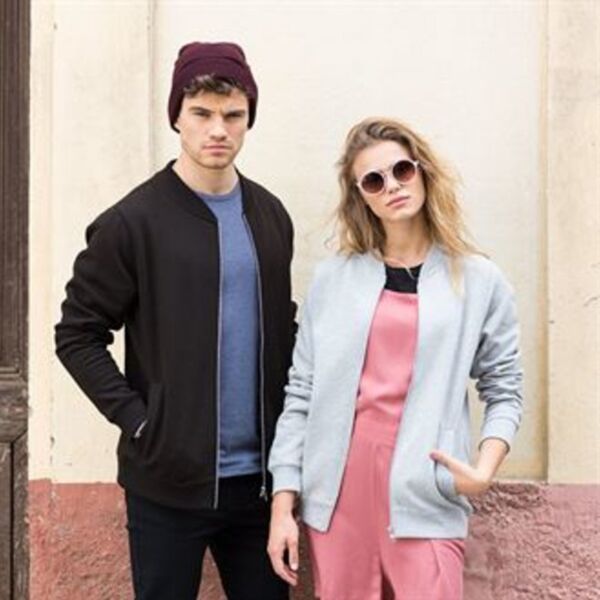 Unisex bomber zip-through sweat Thumbnail