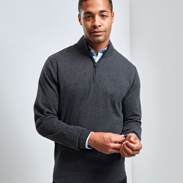 Premier Zip Neck Sweater Thumbnail