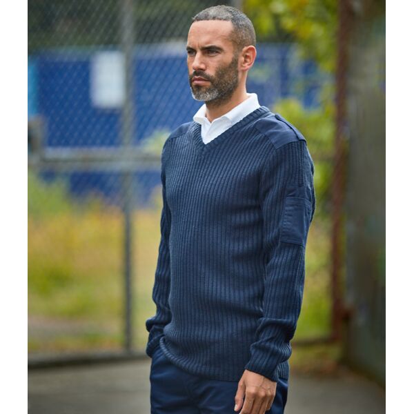 Pro RTX Pro Acrylic Security V Neck Sweater Thumbnail