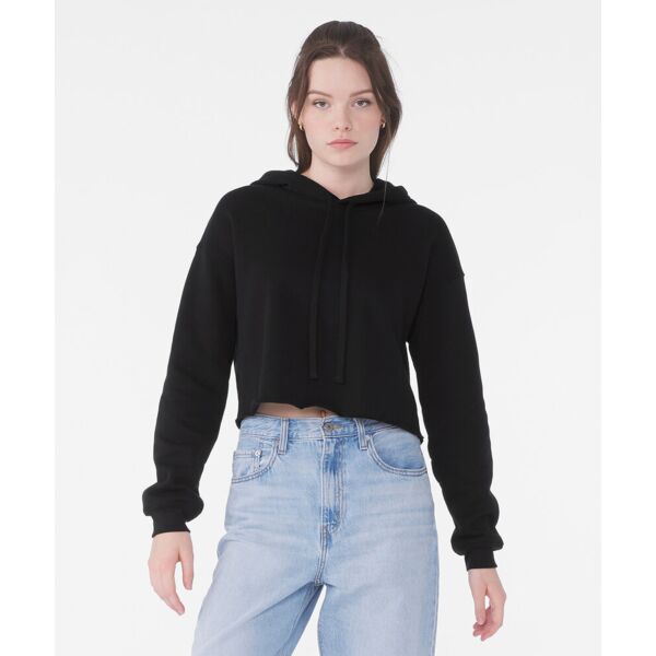 Women's cropped fleece hoodie Thumbnail