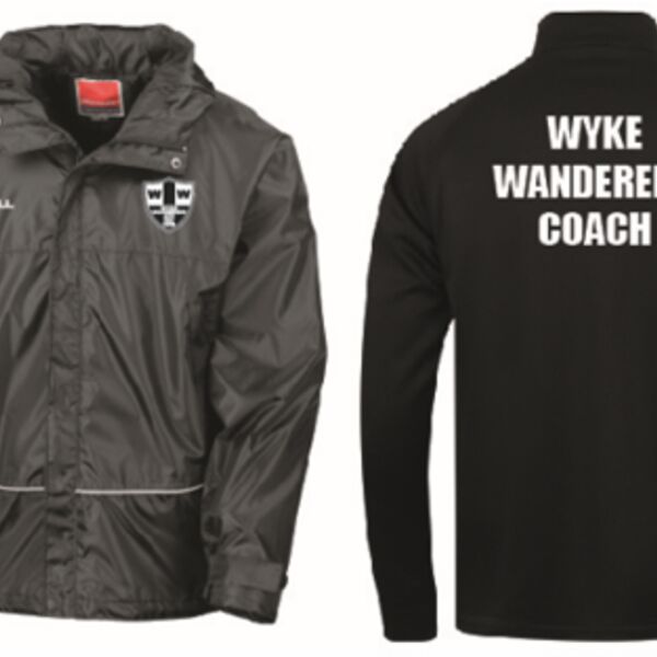 Wyke Wanderers Coaches Rain Jacket Thumbnail