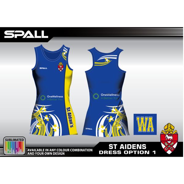 St Aidans Netball Dress Adults Thumbnail