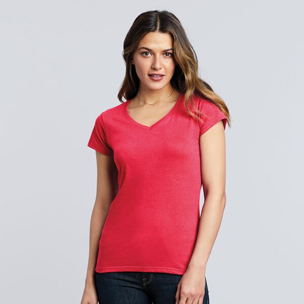 Softstyle® women's v-neck t-shirt Thumbnail
