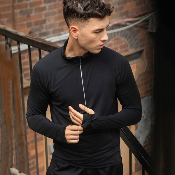 Long sleeve ¼ zip top Thumbnail