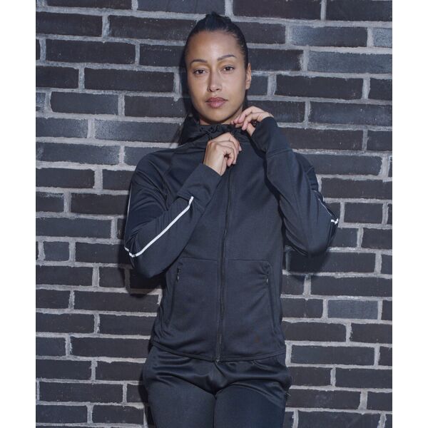 Women's hoodie with reflective tape Thumbnail