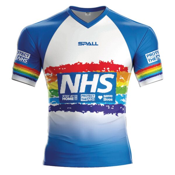 NHS Charity T-Shirt Straight Stripe - Ladies Thumbnail